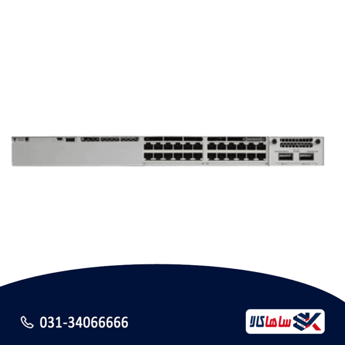 سوئیچ ۲۴ پورت UPoE سیسکو Cisco C9300-24UX-E