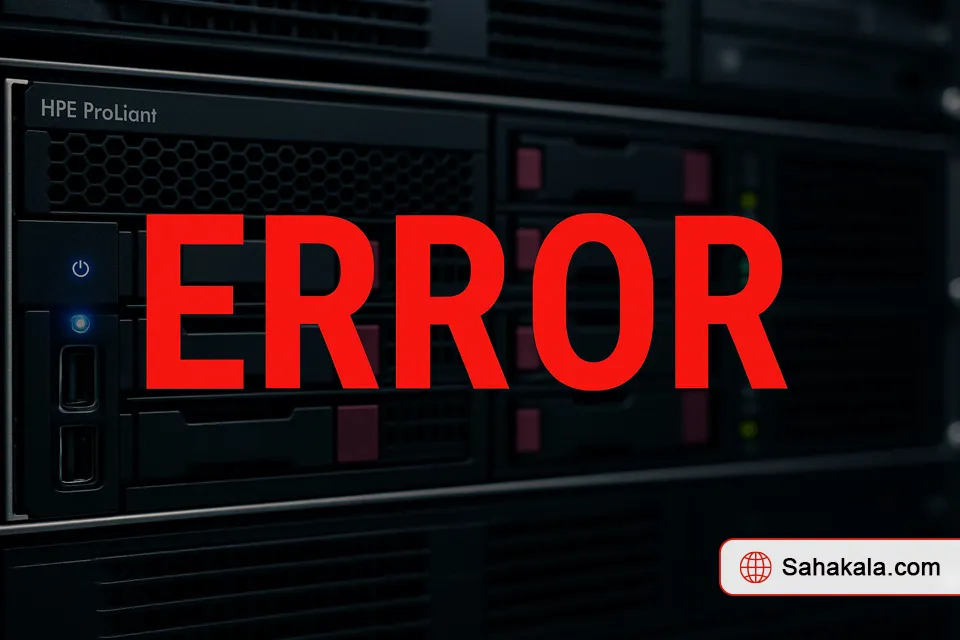 خطاهای سرور HP | ساهاکالا