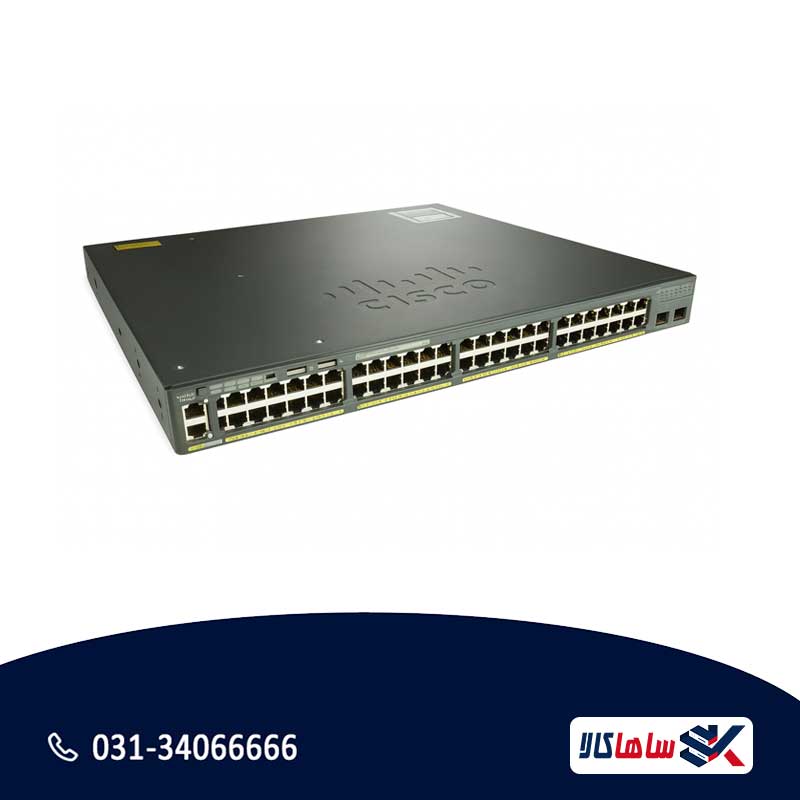 Cisco C2960X-48LPD-L 48-port switch سوئیچ ۴۸ پورت سیسکو C2960X-48LPD-L