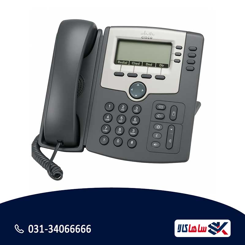 Cisco-SPA-508 تلفن تحت شبکه سیسکو Cisco SPA 508 IP Phone