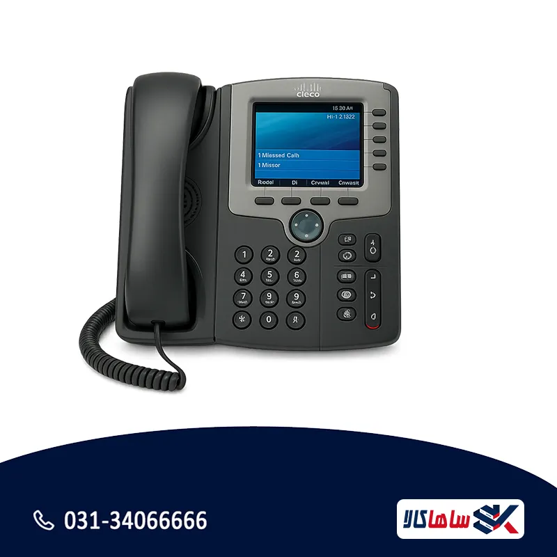 cisco-spa525g-ip-phone تلفن تحت شبکه Cisco SPA525G