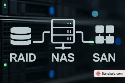 پیادهسازی و مدیریت فضای ذخیرهسازی سرور | ساهاکالا