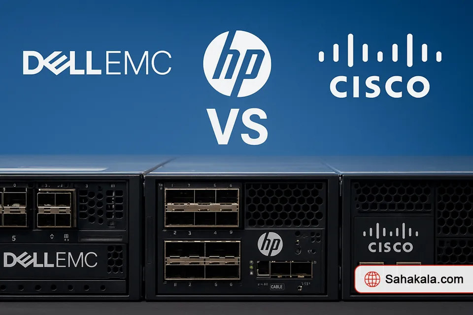 تفاوت ماژول‌های شبکه Dell EMC با HP و Cisco | ساهاکالا