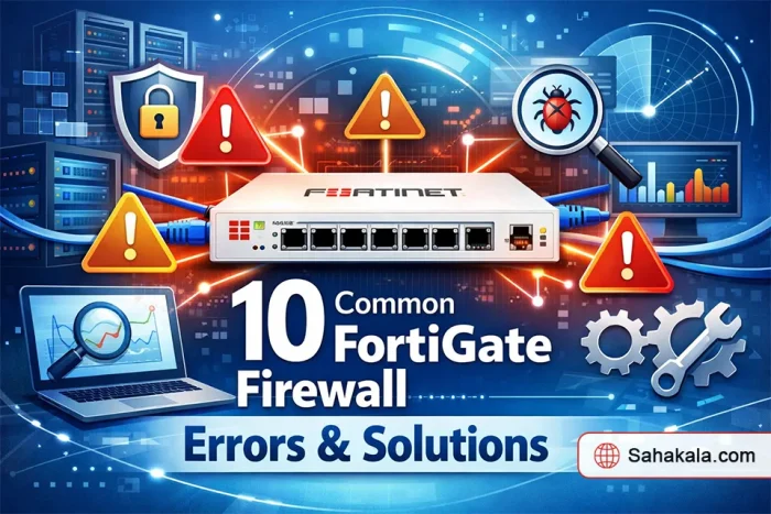 خطاهای رایج در فایروال فورتی گیت
