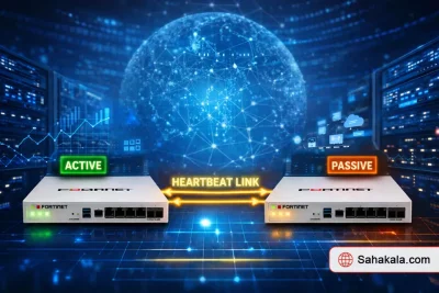 نحوه راه‌اندازی HA Cluster در فایروال فورتی گیت | ساهاکالا