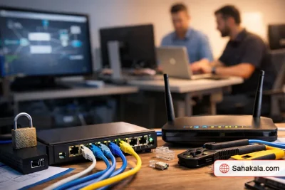 بهترین راه‌حل برای شبکه کردن چند کامپیوتر | ساهاکالا