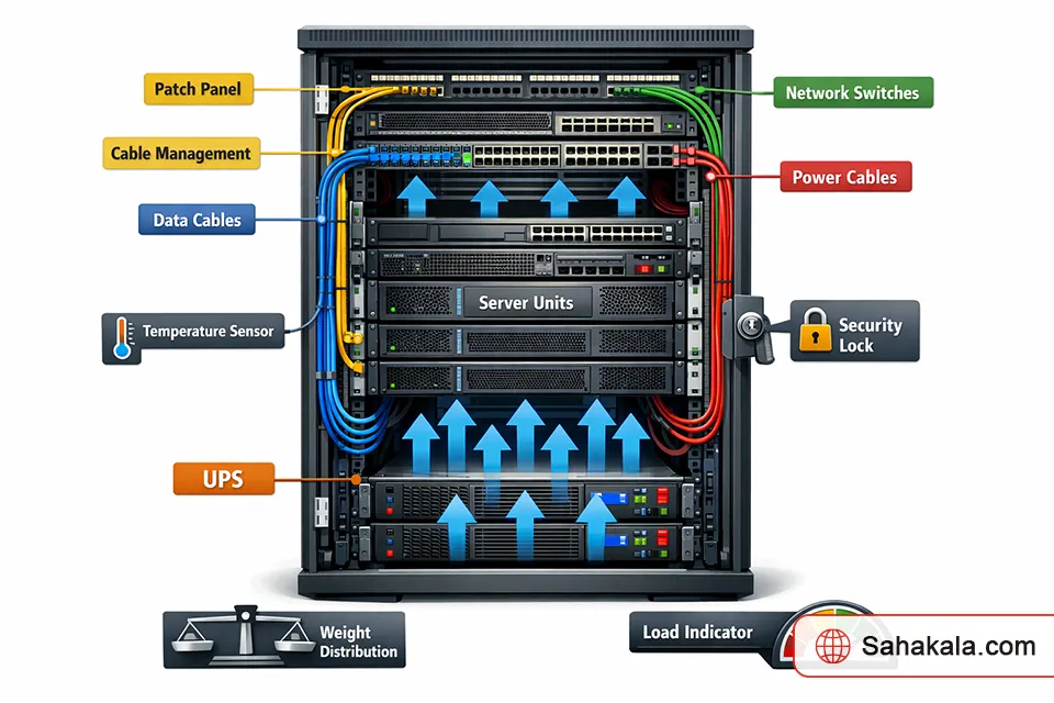 مراحل پیش از راه‌اندازی رک شبکه