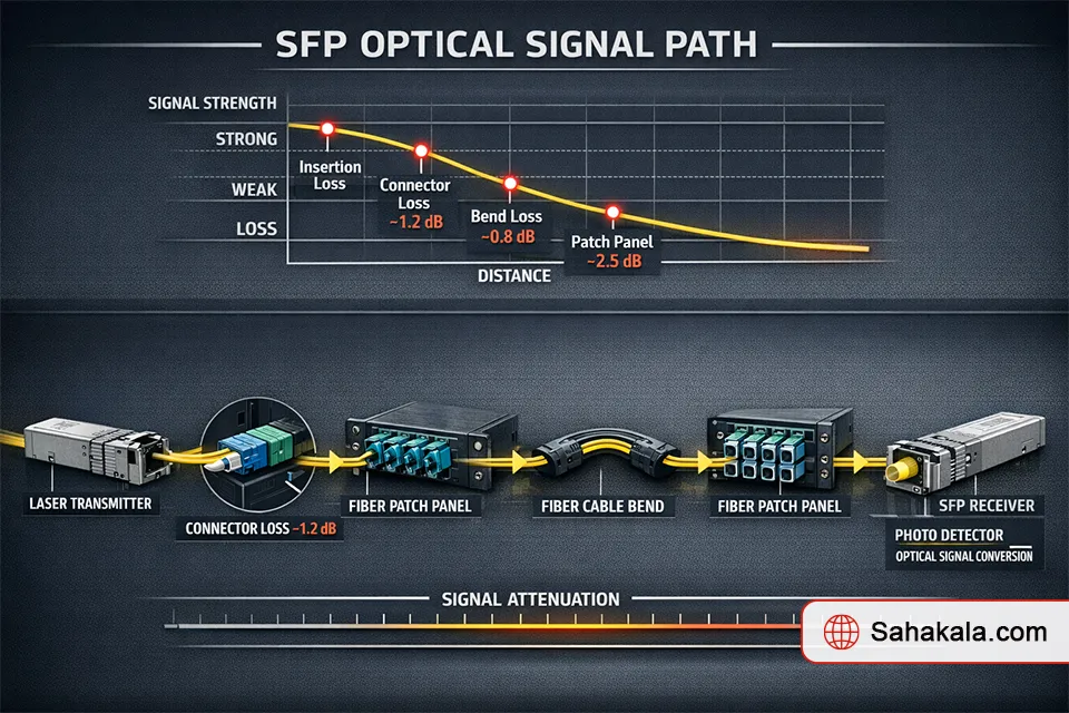 چرا لینک SFP همگام‌سازی نمی‌شود؟+