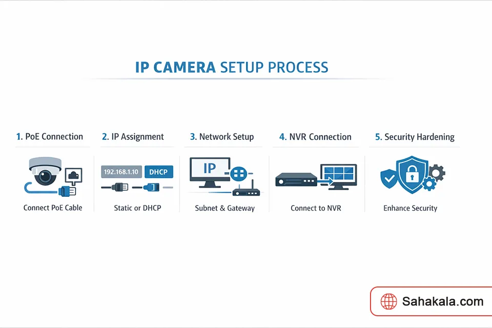 from assigning an IP address to connecting to an NVR 11zon