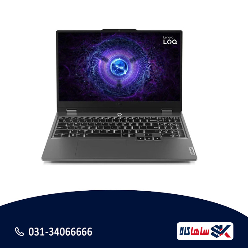 Lenovo LOQ 15IRX9 i5-13450HX 16GB 512GB SSD RTX3050 6GB لپتاپ لنوو LOQ i5-13450HX رم 16 حافظه 512 گرافیک RTX3050